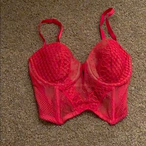 Red bralette